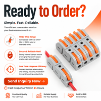 Connecteurs de fils RUNDE LT-211 – Assortiment de bornes de connexion rapide pour épissure de conducteurs et jonction de circuits