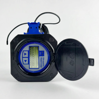 Compteur d'eau ultrasonique à bride bleue avec sortie Modbus RS485 DN100-DN500