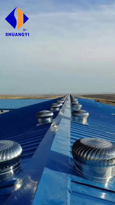 מאוורר גג טורבינת וירליבירד 600 מ\"מ, מונע על ידי רוח טבעית, ללא צורך בחשמל, עם מסב כדורי ולהבי נירוסטה - Product Image 6