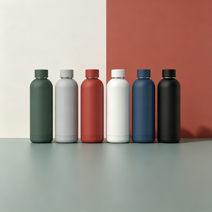 304 <span class=keywords><strong>in</strong></span> <span class=keywords><strong>acciaio</strong></span> inossidabile personalizzato 500ml bottiglia d'acqua isolata Sport da viaggio e palestra attività all'aperto <span class=keywords><strong>in</strong></span> metallo di colore personalizzato - Product Image 1