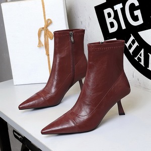 Zapatos de Mujer Antideslizantes con Cordones, de Tacón Bajo y Alto, con Punta Puntiaguda, Estilo Sexy para Banquete, Zapatos de Moda - Product Image 5