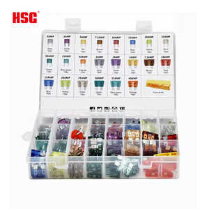 Kit de 100 Fusibles Micro Mini para Automóvil, Fusibles de Cuchilla Estándar de Alta/Baja Potencia para Automoción, <span class=keywords><strong>Portafusibles</strong></span> de Metal de Cobre con Carcasa de Plástico - Product Image 3