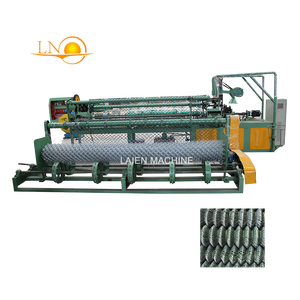 Filet de clôture à mailles de chaîne Offre Spéciale entièrement automatique faisant la machine pour filet de treillis métallique en diamant - Product Image 2