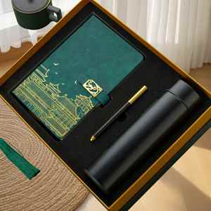 Customizable Logo China-Chic Chinese Boutique Promotion Office Supplies Notebook Pen <b>Bookmark</b> Shantou Business Gift Set Handmade - Product Image 1