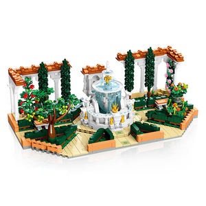 Set de Bloques de Construcción Fountain Square de 1586 Piezas, Juguete Educativo STEAM con Cascada de Agua, Decoración para el Hogar, Regalo STEM para Niños - Product Image 1