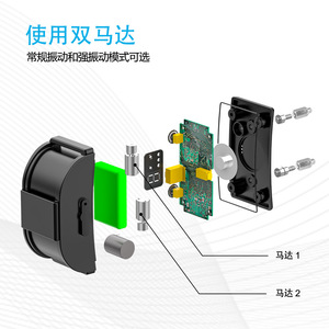Collar Antiladridos Tian Zhe con Vibración y Control de Sonido para la Prevención de Ladridos, 2.0x60cm, Plástico, Negro y Verde - Product Image 1