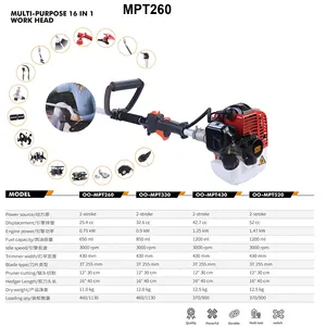 Outils multifonctions HUSTIL 2 <span class=keywords><strong>temps</strong></span> 52cc <span class=keywords><strong>4</strong></span> en 1, débroussailleuse, coupe-herbe - Product Image 2