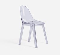 Nouvel espace empilable acrylique Banquet en plastique Transparent vanité chaise plexiglas chaise pour la maison hôtel café
