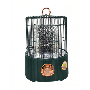 Calentador Eléctrico Portátil Tipo Jaula de Pájaros, 1200W, Calor Instantáneo Rápido, Calentamiento Envolvente de 360 Grados, Apagado Automático, Para Interiores, Escritorio, Hogar - Product Image 1