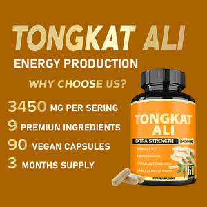 OEM ODM Healthcare Tabletten Pillen Verschiedene Bio Vegan Natural Extract Wurzel Tongkat Ali Kapseln - Product Image 3