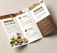 Brochure pliée personnalisée imprimée, dépliant A4 A5, impression de livrets pour cours en ligne, écoles de langues, coaching carrière