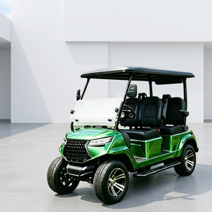 Voiturette de golf électrique GRENTEK 2-8 places, véhicule utilitaire vert pour les terrains de golf et les utilisations hors route et sur routes non publiques - Product Image 3