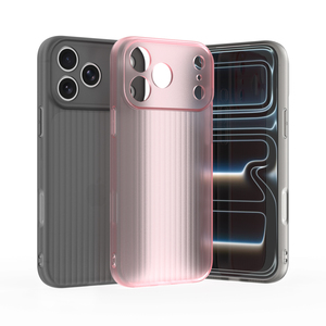 Coques de téléphone portable en TPU mat ondulé et durable pour iPhone 17 Pro Max, protection intégrale antichoc à 360°, anti-traces de doigts - Product Image 2