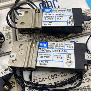 Vanne solénoïde MAC 34C-N00-GFSA-0BL 24 VDC 57,6 Watts Pièces pneumatiques - Product Image 1