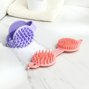 Cepillo de Silicona para el Cuidado del Cabello Sanga, Cepillo para Champú, Masajeador de Cuero Cabelludo para el Crecimiento del Cabello - Product Image 4