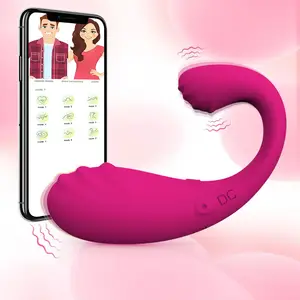 Hot bán âm đạo quan hệ tình dục đồ chơi App dài khoảng cách không dây điều khiển từ xa hình chữ U Wearable G Spot Vibrator đối với phụ nữ