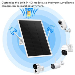 TecDeft Nuevo lanzamiento al aire libre impermeable real A + 15W panel alimentado por energía solar 20AH batería dc12V dc5v SISTEMA DE ENERGÍA SOLAR PARA CÁMARA - Product Image 3