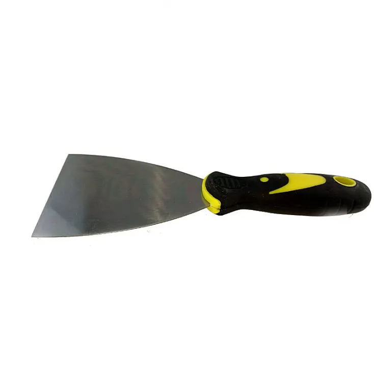 3Cr13Stainless Steel Paint Wall Steel Blade Putty Knife 2INCH Paint Scraper Yellow and Black Plastic Handle