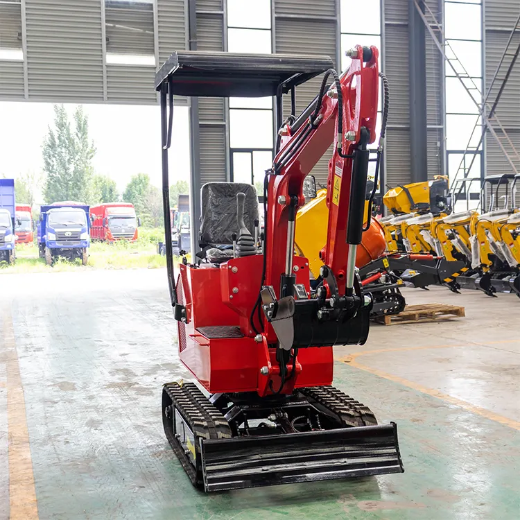 1000 Kg crawler Mini Excavator HT10D 380 mm bucket width 1 Ton Small Digger Micro Excavator With CE/EPA/EURO 5 /ISO