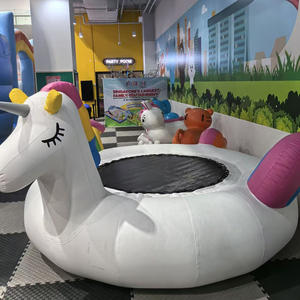 Château gonflable piscine combinaison PVC matériel eau jouer en toute sécurité enfants été fête en plein air <span class=keywords><strong>jeu</strong></span> amusant avec toboggan - Product Image 2