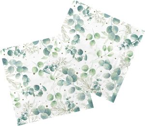 4 色印花超柔软双层原木浆餐巾纸，25 片装，23x23 厘米 - Product Image 2