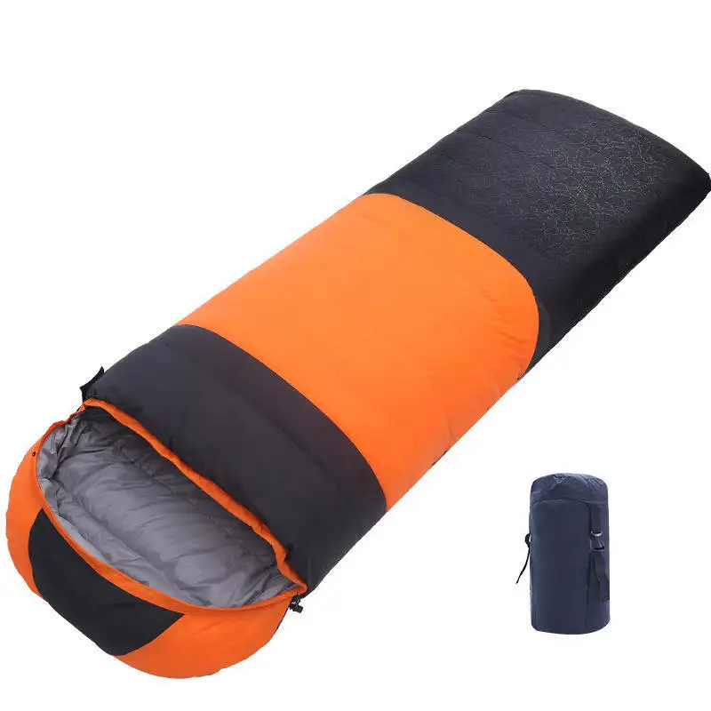 Hot Selling 100% Nylon Outdoor Light Cotton Down Cheap Human Shape Thermal Camping Travel Sleeping Bag For Adults