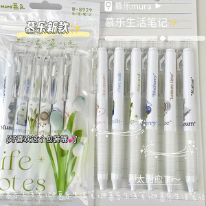 Penna Gel <span class=keywords><strong>Mura</strong></span> 0.5mm Blu Museo, Caffè, Gelato, Asciugatura Rapida, Penna a Pennello, Articoli di Cancelleria, Regalo - Product Image 3