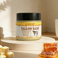 HODAF Beef Tallow Skin Balm Tekstur Kaya dan Menutrisi Melembapkan Permukaan Wajah dan Tubuh Melembutkan Kulit Kasar Perawatan Kosmetik Harian