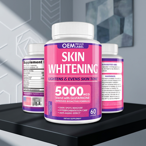 Capsules de blanchiment de la peau à base de L-Glutathion OEM pour adultes, usage unisexe - Soin de beauté multi-doses - Product Image 3