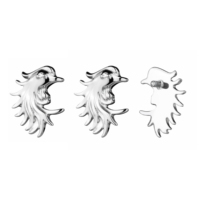 Vente en gros de bijoux de piercing pour cartilage d'oreille en titane plaqué or 18 carats, motif oiseau volant, style vintage - Cadeau de mariage et de fête, accessoire de mode