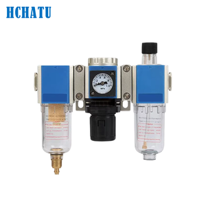 Regulador de Aire Serie GR, Unidad de Tratamiento de Fuente de Aire, Filtro Regulador GR200/GR300/GR400, Lubricador para Sistema Neumático - Product Image 3