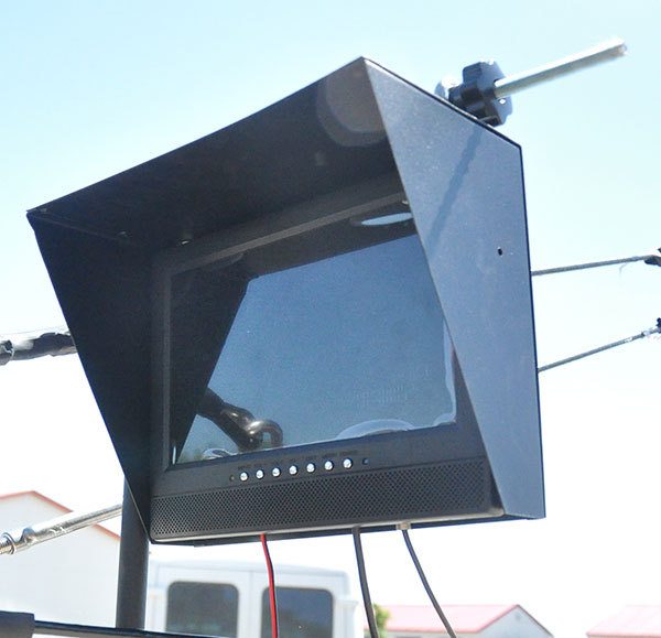 Jimmy Jib Camera Crane with L Shape Dutch Head 10 Inch HD Monitor Aluminum Alloy Construction Japan Imported Motors