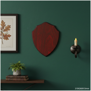 CREST Mahogany Shield 210X260X15mm Insegna da parete in legno No B - Product Image 3