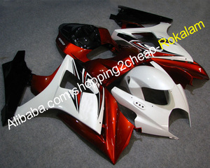Carénages pour Suzuki GSXR1000 <span class=keywords><strong>2007</strong></span> 2008 GSXR-<span class=keywords><strong>1000</strong></span> 07 08 <span class=keywords><strong>GSX</strong></span>-R1000 K7 Blanc Rouge Noir Carénages de moto - Product Image 1