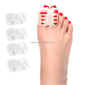 Séparateur d'orteils Double trou pouce Valgus gros os du pied chevauchant les orthèses pour hommes et femmes Gel séparateur d'orteils - Product Image 3