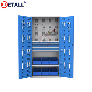 Hiện đại đôi-cửa kim loại công cụ lưu trữ tủ Heavy-Duty nhiều lớp cố định kệ với ngăn kéo cho hội thảo sử dụng - Product Image 3