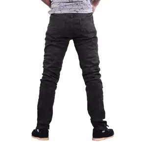 Top quality Lower moq jeans wholesale mens high quality denim skinny ripped jeans pent
