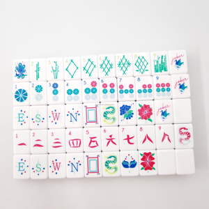 Ensemble <span class=keywords><strong>de</strong></span> Mahjong orange <span class=keywords><strong>de</strong></span> 160 pièces avec étui, tuiles <span class=keywords><strong>de</strong></span> Mahjong américaines complètes, jeu au design Art <span class=keywords><strong>Déco</strong></span>, cadeau unique pour les femmes - Product Image 3