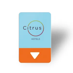 Пользовательские CR80 печатная бесконтактная гостиничная карта-ключ RFID смарт-карта