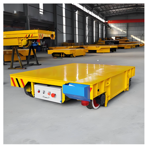 รถรางไฟฟ้าแบบแบนไร้ราง ควบคุมด้วยรีโมทไร้สาย หมุนได้ สำหรับงานอุตสาหกรรม รองรับน้ำหนักมาก ขาย - Product Image 4