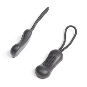 بالجملة شعار العلامة التجارية المخصصة PVC مثلث المنزلق البلاستيك سحاب مجتذب للحقائب جاكيتات المعاطف اكسسوارات الملابس - Product Image 2