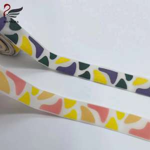 Production <span class=keywords><strong>de</strong></span> bandes élastiques imprimées en polyester tissé ethnique Bandes élastiques imprimées en gros - Product Image 2