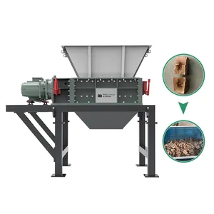 Small Metal Shredder Solid Waste Used Plastic Crusher Shredder Machine