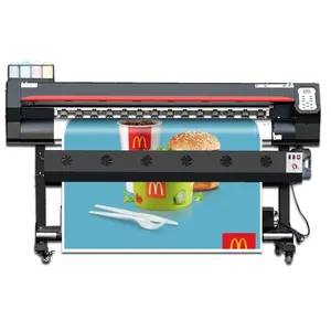 XP600 DX5 têtes 1.6m imprimante de transfert par sublimation de bâche de plus grand format machine d'impression de vinyle