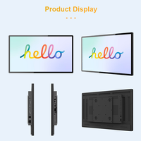 Pantalla Táctil Digital Signage de 43/55/65 Pulgadas, Rk3568, 4K UHD, 500Nits, IP65, para Tiendas Minoristas, Montaje en Pared Interior, Centro Comercial