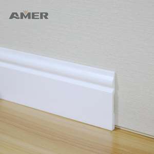 AMER fabbrica all'ingrosso pavimenti ad alta schiumatura & <span class=keywords><strong>Pvc</strong></span> PS accessori da parete battiscopa - Product Image 4