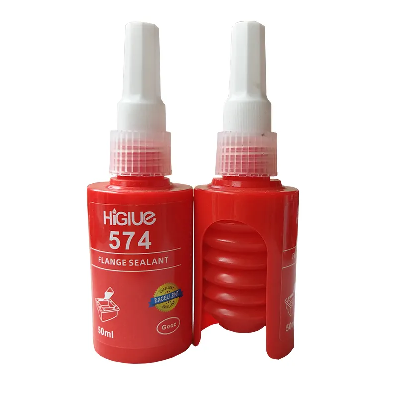 HiGlue 574 혐기성 플랜지 비행기 실란트 빠른 치료 가스켓 마커 50ml 1kg 17kg 양동이