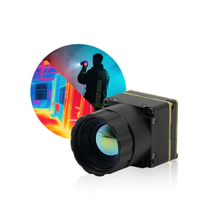 กล้องขนาดเล็กพร้อมเซ็นเซอร์ CMOS ระยะมองเห็นกลางคืน 1.5 กม. โมดูลอินฟราเรดตรวจจับความร้อน สำหรับการเฝ้าระวังความปลอดภัย หมวกดับเพลิง H.265 รับประกัน 1 ปี - Product Image 1