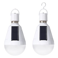 Ampoule LED d'urgence rechargeable à panneau solaire 7W/12W E27/B22 – Offre Spéciale