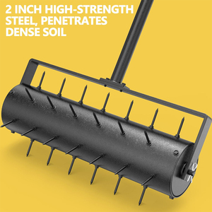 Denaiyou SC-DK <span class=keywords><strong>Rouleau</strong></span> de perforation manuel pour <span class=keywords><strong>gazon</strong></span>, outil <span class=keywords><strong>d</strong></span>'<span class=keywords><strong>a</strong></span>ération du sol pour l'entretien, noir, <span class=keywords><strong>prix</strong></span> de <span class=keywords><strong>d</strong></span>épôt - Product Image 4